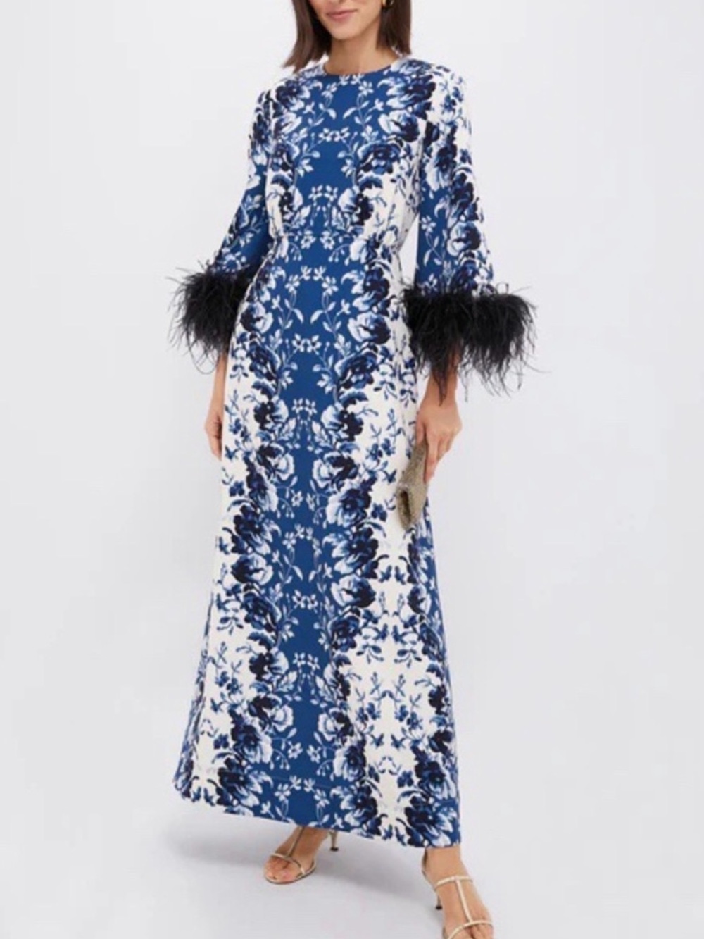 TUCKERNUCK Indigo Reflection Feather Jamison Dress XS S